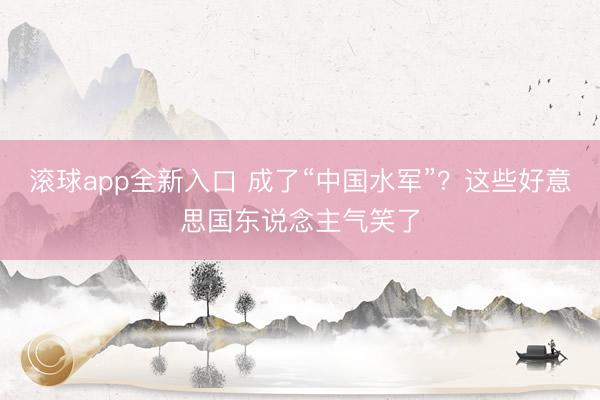 滚球app全新入口 成了“中国水军”？这些好意思国东说念主气笑了